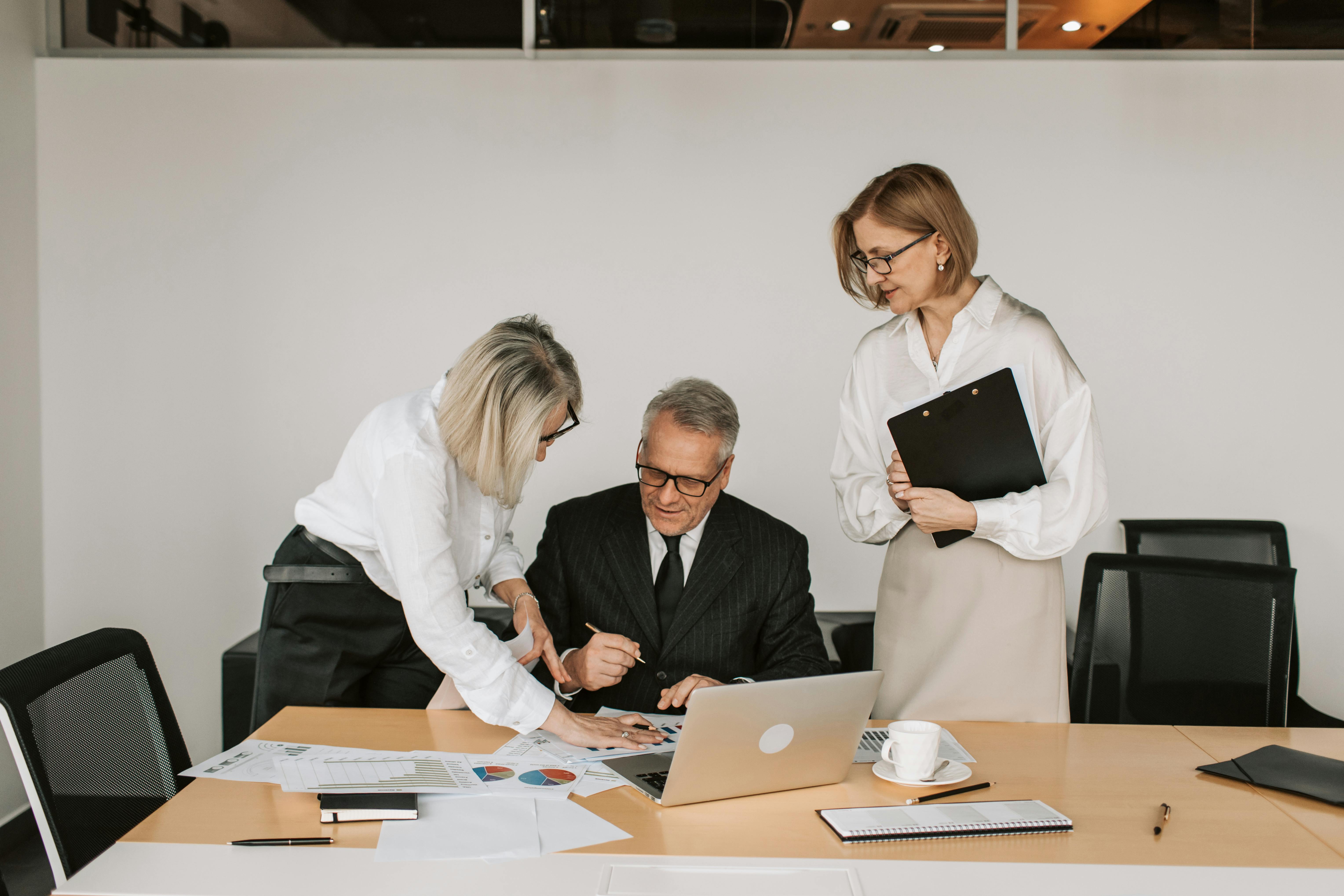 Corporate strategy meeting